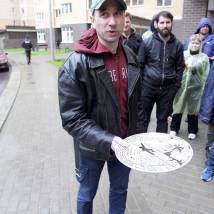 Сахат Дурсунов на съемках сериала "Черная лестница"