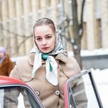 Софья Евстигнеева на съемках фильма "Операция "Сатана""