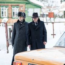 Андрей Смоляков, Алексей Бардуков на съемках фильма "Операция "Сатана""