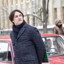 Юрий Чурсин на съемках фильма "Операция "Сатана""