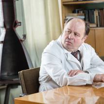 Владимир Ильин на съемках фильма "Операция "Сатана""