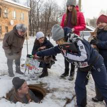 Александр Робак на съемках сериала "Домашний арест"