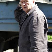 Александр Балуев на съемках сериала "Золото Лагина"