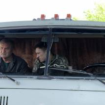 Александр Балуев на съемках сериала "Золото Лагина"