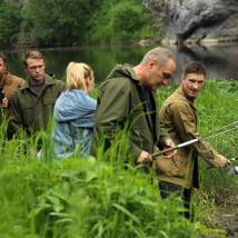 Александр Балуев на съемках сериала "Золото Лагина"