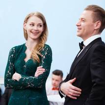 Светлана Ходченкова, Алексей Барабаш в фильме "На острие"