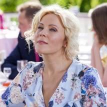 Мария Куликова на съемках фильма "Впереди день"