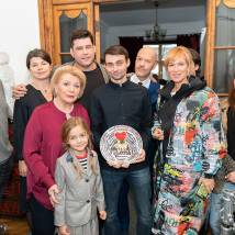 На съемках фильма "Филатов"