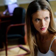 Светлана Иванова на съемках сериала "Челночницы. Продолжение"