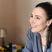 Елена Панова на съемках сериала "Челночницы. Продолжение"