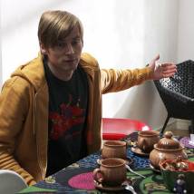 На съемках фильма "Три в одном 2"