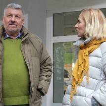 Сергей Паршин на съемках фильма "Три в одном 3"