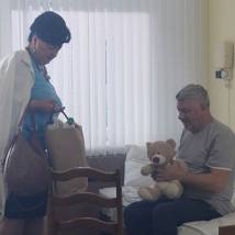 Сергей Паршин на съемках фильма "Три в одном 3"