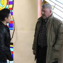 Сергей Паршин на съемках фильма "Три в одном 3"
