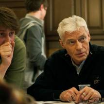 Борис Щербаков, Илья Казанков на съемках сериала "Гадалка"