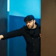 Михаил Пореченков на съемках сериала "Гадалка"