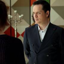 Александр Асташенок на съемках сериала "Гадалка"