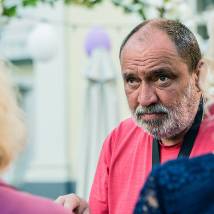 Владимир Балкашинов на съемках фильма "За первого встречного" (© фото: предоставлено Первым каналом)