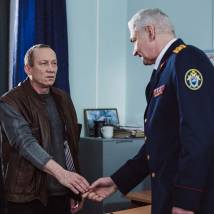 Олег Ткачев на съемках сериала "Акварели"