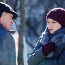 Дарья Щербакова на съемках сериала "Акварели"