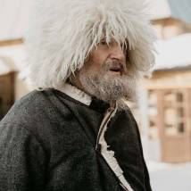 На съемках фильма "Тайны госпожи Кирсановой"