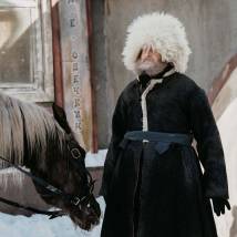 На съемках фильма "Тайны госпожи Кирсановой"