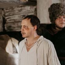 Юрий Сазонов на съемках сериала "Тайны госпожи Кирсановой"