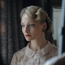 Екатерина Вилкова на съемках сериала "Шифр"