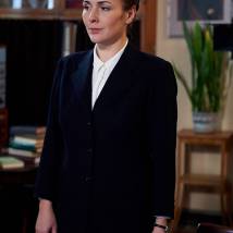 Елена Панова на съемках сериала "Шифр"