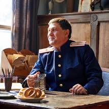 Сергей Пускепалис на съемках сериала "Шифр"