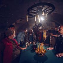 На съемках фильма "Ключ времени"