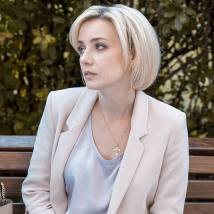 Елена Полянская на съемках фильма "Разоблачение Единорога"