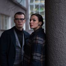 Агния Дитковските, Петр Скворцов на съемках сериала "Доктор Преображенский" (© фото: предоставлено Первым каналом)