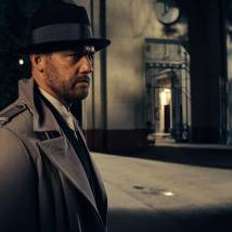 Денис Шведов на съемках сериала "Доктор Преображенский" (© фото: предоставлено Первым каналом)