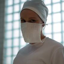 Ирина Савакова на съемках сериала "Доктор Преображенский" (© фото: предоставлено Первым каналом)