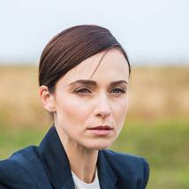 Анна Снаткина на съемках сериала "Отчаянные"