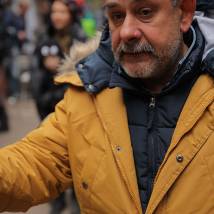 Евгений Серов на съемках сериала "По законам военного времени 3"