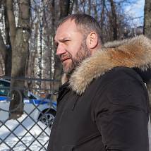 На съемках фильма "Посторонняя"