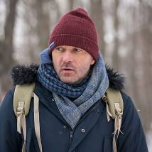 Павел Трубинер на съемках фильма "Посторонняя"
