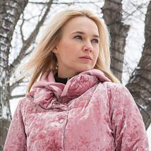 Екатерина Данилова на съемках фильма "Посторонняя"