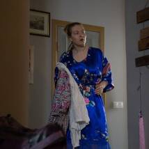 Светлана Колпакова на съемках фильма "Кассирши"
