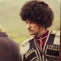 Даниил Страхов на съемках фильма "Аманат"