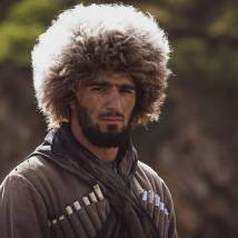 На съемках фильма "Аманат"