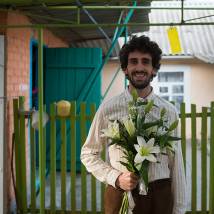 Стивен Окснер на съемках фильма "Чики" (© фото: предоставлено телеканалом СТС)