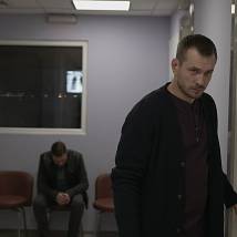 Александр Горбатов на съемках фильма "Холодные берега"