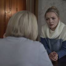 Екатерина Вилкова на съемках фильма "Холодные берега"