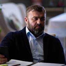 Михаил Пореченков на съемках сериала "Случайный кадр" (© фото: предоставлено телеканалом НТВ)