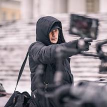 Александр Пашков на съемках сериала "12 часов"
