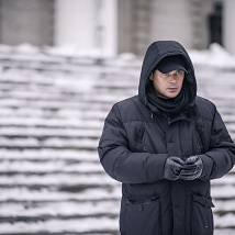Александр Пашков на съемках сериала "12 часов"