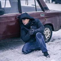Александр Пашков на съемках сериала "12 часов"